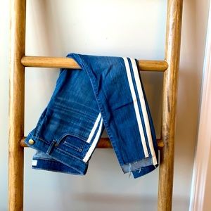 LOFT Doible Tuxedo Stripe Jeans
